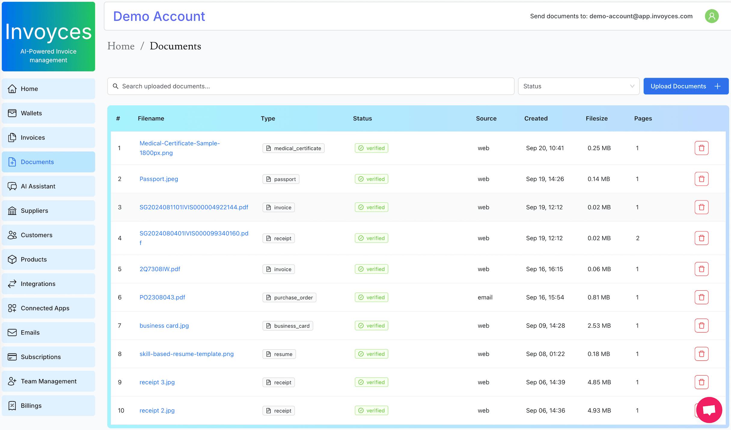 Invoice Management